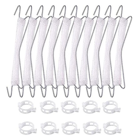 10 st Tomatkrokar med Clips för Trädgårdsblommor Grönsaker Frukt