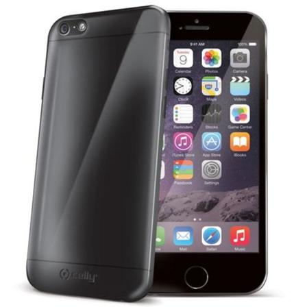 Celly Gelskin till Apple iPhone 6(S) Plus - Tonad Svart Black