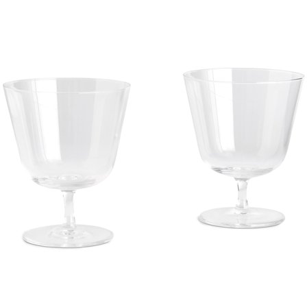 Hay Curve Stem Glas small 2-pack, klar | Dukning & Servering > Glas | Bagaren och Kocken