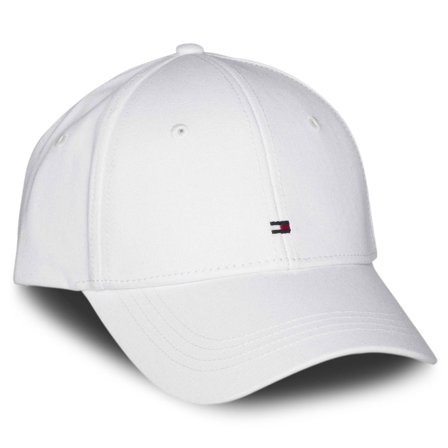 Tommy Hilfiger Klassische Baseballmütze Weiß für Männer - Herren Caps