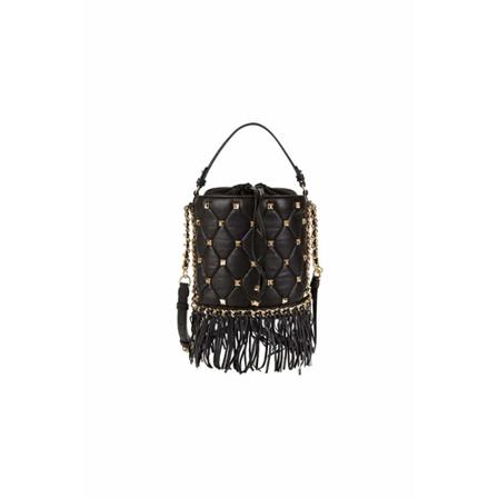 Elisabetta Franchi, Cross Body Bags Czarny, Kobieta, Rozmiar: ONE Size