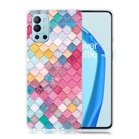 Deco Oneplus 9r Etui - Farverig Firkanter