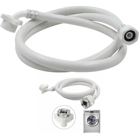 1,5 m vanninntaksslange for vaskemaskin – 25 mm gjenge, kaldtvannstilførsel, kompatibel med de fleste merker