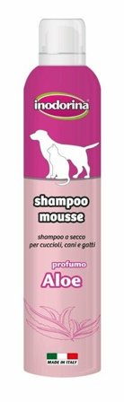 Inodorina Shampoo Mousse All'Aloe Per Cani/Gatti 300ml