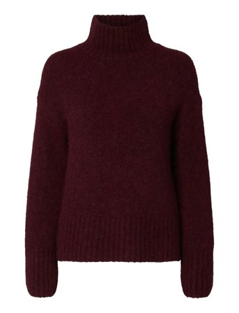 Selected | Slfgabriella Ls Knit High Neck Noos | L