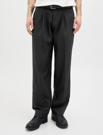 Jack & Jones Jprcckarl Jjcameron Pleated Chino Noos - Black - 32 x 32