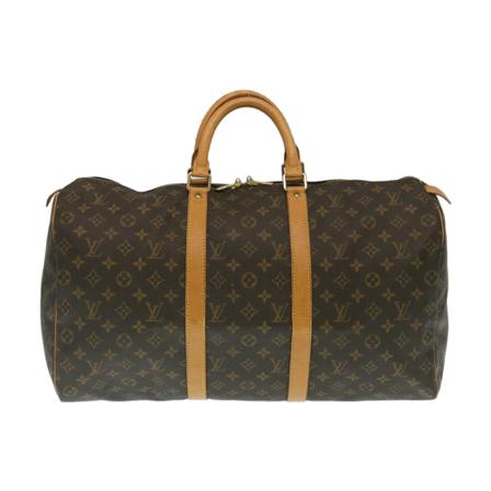 Louis Vuitton Vintage, Pre-owned Keepall 50 Bruin, unisex, Maat:ONE Size