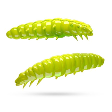 Libra Lures Larva 30 Cheese (15-pack) - Apple Green