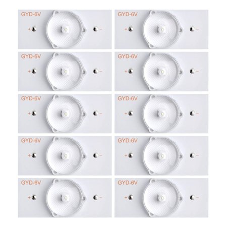 LED-lamppärlor för 32-65 tums TV-apparater 3V 6V LG6V Bakgrundsbelysningsreparationstillbehör