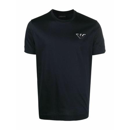 Emporio Armani, T-Shirts Blauw, Heren, Maat:XL