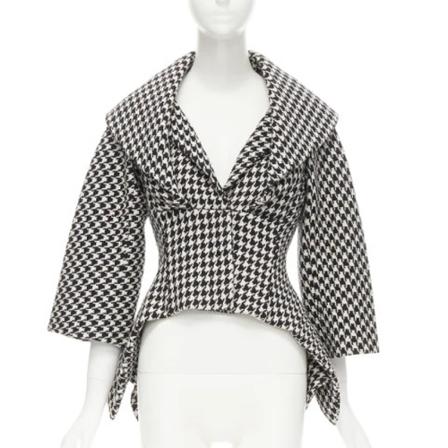 Alexander McQueen Pre-owned, Pre-owned Wool outerwear Zwart, Dames, Maat:S,wol