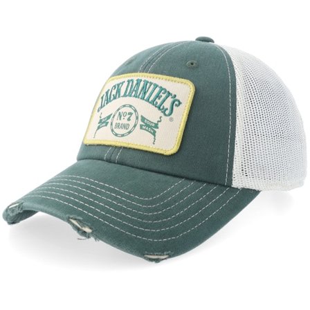 American Needle - Grønn trucker Caps - Jack Daniels Orville Stone/Green Trucker @ Hatstore