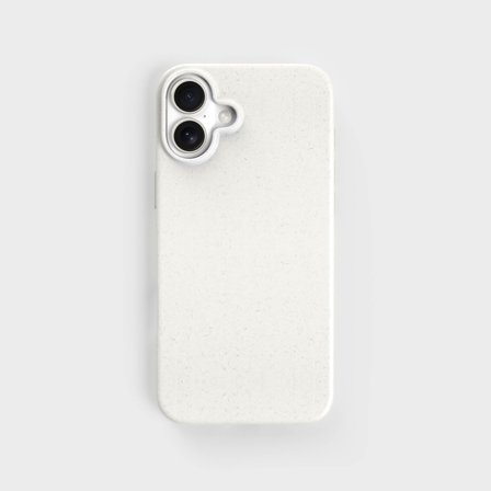 Biodegradable Phone Case for iPhone 15, White iPhone 15 Case, iPhone 17 Air