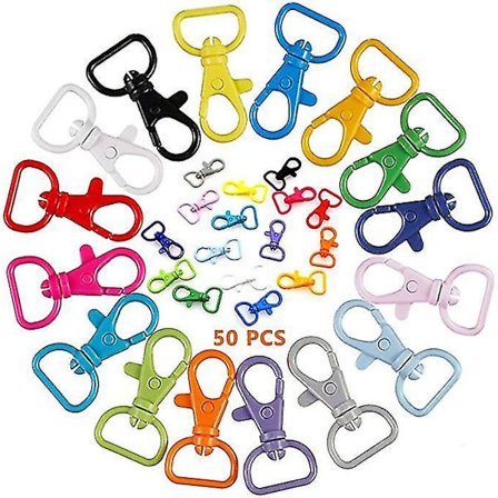 50 kpl Muoviset Kääntyvät Hummerin Kynsi Soljet Moniväriset Avaimenperät