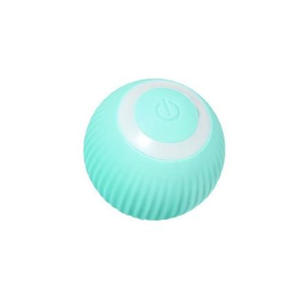 Mub- Gravity Smart Rolling Ball Oppladbar Automatisk Rolig Katteball azure