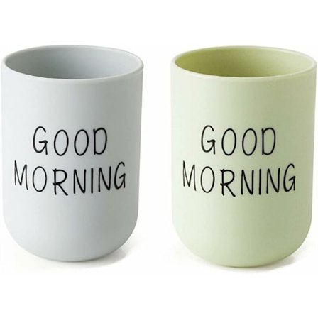 Plastik badeværelseskop, tandbørsteholder, tandbørstekop, badeværelseskop, tandvaskeskop, tilbehør til børn og par - bliv rig