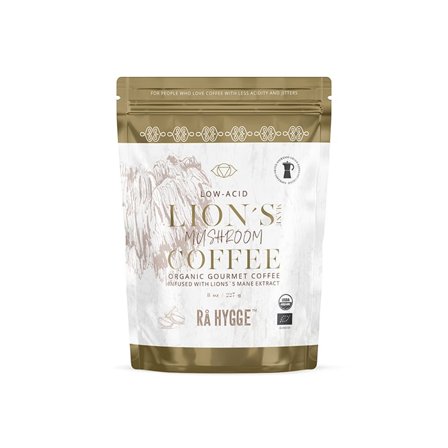 Rå Hygge Lavsyrlig Lion's Mane spesialkaffe Espressomalt ØKO 227g