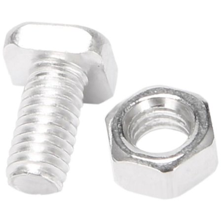 100 stk. M6X12mm drivhusmøtrikker og bolte firkantede hovedbolte møtrikker drivhus reparationssæt reservedele havetilbehør