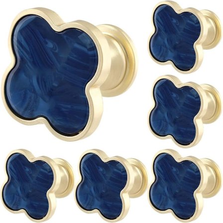 6-pack skåpknoppar Byråknopp Lådknappar