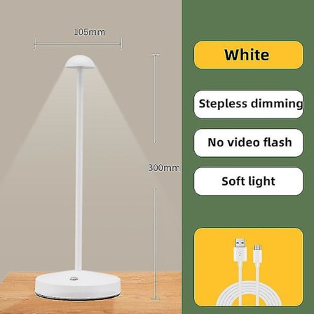 Uppladdningsbar bordslampa Kreativ matsal Touch Led Hotell Bar Kaffe Pina Pro Bordslampa Lampada Da Tavolo Dekorativ skrivbordslampa_y