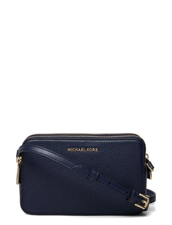 Sm Dbl Zip Camera Xbody Bags Crossbody Bags Marineblå Michael Kors*Betinget Tilbud