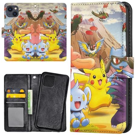 iPhone 13 - Lommebok Deksel Pokemon Multicolor