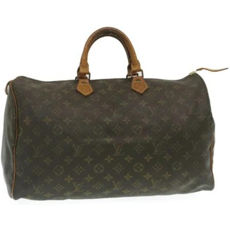 Louis Vuitton Vintage, Pre-owned Speedy 40 Bruin, Dames, Maat:ONE Size,leer