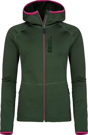 Elevenate Women's Skiers Hood Women Mid layer tops Green S
