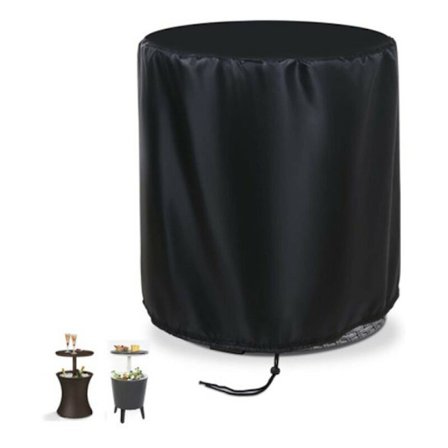 Rund bordsduk ölkylare baröverdrag utomhusbord och stolsöverdrag (52x58cm)