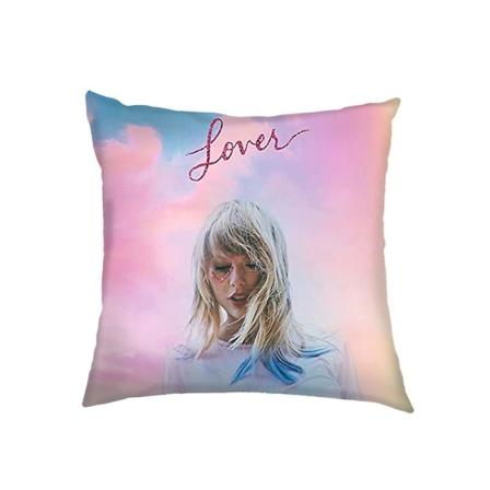 Taylor Swift pudebetræk firkantet pudebetræk musikfans gaver bil sofa ornamenter boligindretning (FMY) D