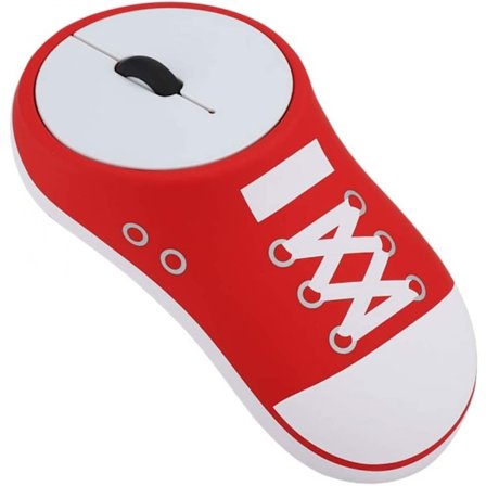 2.4G Trådlös Mus Liten Söt Skoform 1600 DPI Bärbar