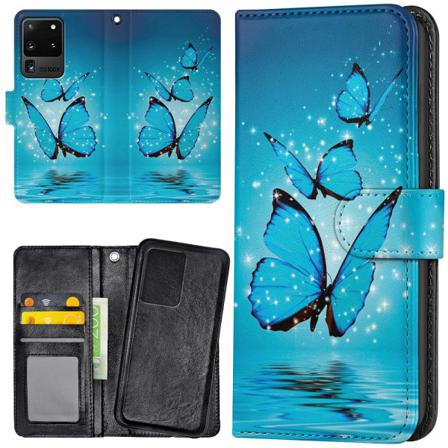 Samsung Galaxy S20 Ultra - Lompakkokotelo/Kuoret Hohdokkaat Perhoset