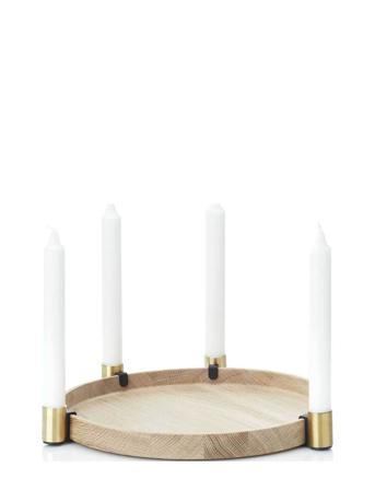 Luna Maxi Home Decoration Candlesticks & Lanterns Candlesticks Gold Applicata