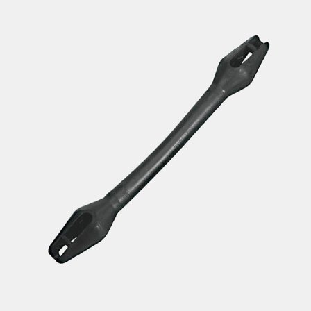 Fortøjningsfjeder i gummi (EPDM) Forsheda nr2, 416 mm, passer tovværk Ø14 - 16 mm, passer både 6 - 8 meter