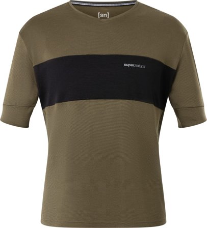 Super.natural Men's Gravier Tee Men Short sleeved fitness sweater Green M