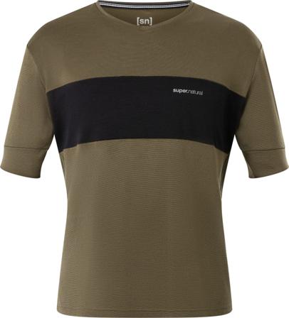 Super.natural Men's Gravier Tee Men Short sleeved fitness sweater Green L