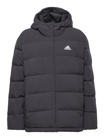 Helionic Hooded Down Jacket Adidas Sportswear Black