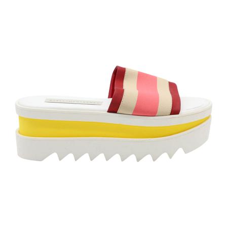 Stella McCartney Pre-owned, Platform Slides Wit, Dames, Maat:37 EU,synthetisch