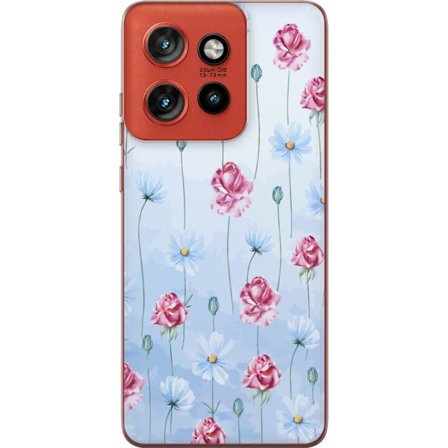 Kompatibelt Mobildeksel til Motorola Edge 50 Neo Petal Reverie Sky Blue