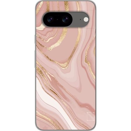 Yhteensopiva Puhelinkuori Google Google Pixel 8 Vaalea Rosa Marmori