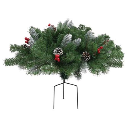 Vidaxl Konstgjord Julgran Grön 40 Cm Pvc Grön