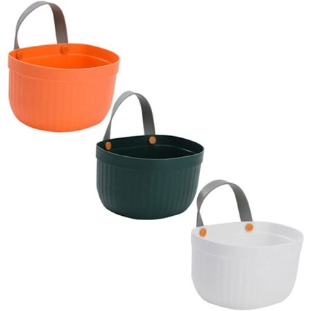 3 st hängande förvaringskorg vägghyllor för förvaring väggmonterad korg plast förvaringshyllor dörr