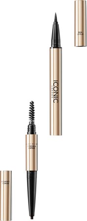 ICONIC LONDON Precision Brow Definer Black, Makeup, Øjenbryn, Øjenbrynsfarve