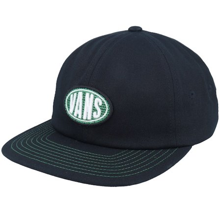 Vans - Svart snapback Keps - Spray On Jockey Black Strapback @ Hatstore