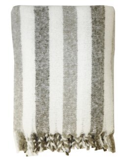 Raidallinen Cincinatti-torkkupeitto Vihreä