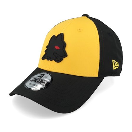 New Era - Football Žlutá adjustable Kšiltovka - AS Roma Rubber Wolf 9FORTY Yellow/Black Adjustable @ Hatstore