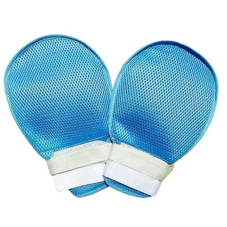 Demenshandskar för äldre, 2 st Andningsbara handfixeringsvantar