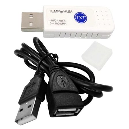 Termometrar USB-rapport med e-postlarm IP67 USB-temperaturdataloggare för lager och museer