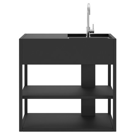 Röshults Essentials vask 94 cm høyre, beluga black