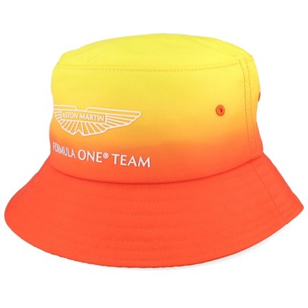 Formula One - Motor Arancia bucket Cappello - Aston Martin F1 24 Alonso Special Edition Barcelona Gradient Sunrise Bucket @ Hatstore